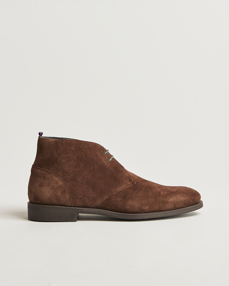 Herre | PS Paul Smith Drummond Suede Chukka Boot Dark Brown | PS Paul Smith | Drummond Suede Chukka Boot Dark Brown