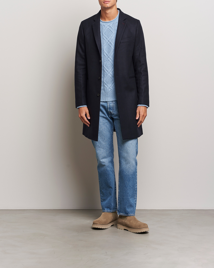 Herre | Jakker | PS Paul Smith | Wool Coat Navy