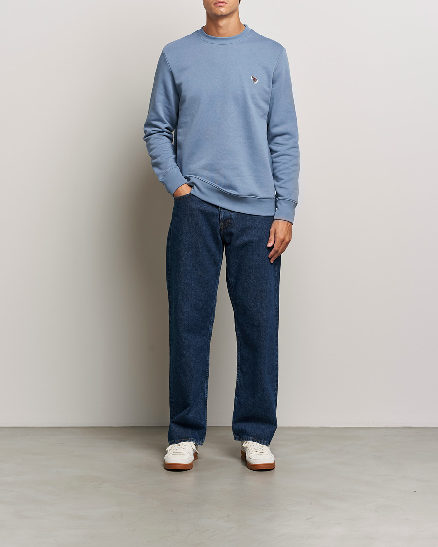 Herre | Gensere | PS Paul Smith | Zebra Organic Cotton Sweatshirt Blue