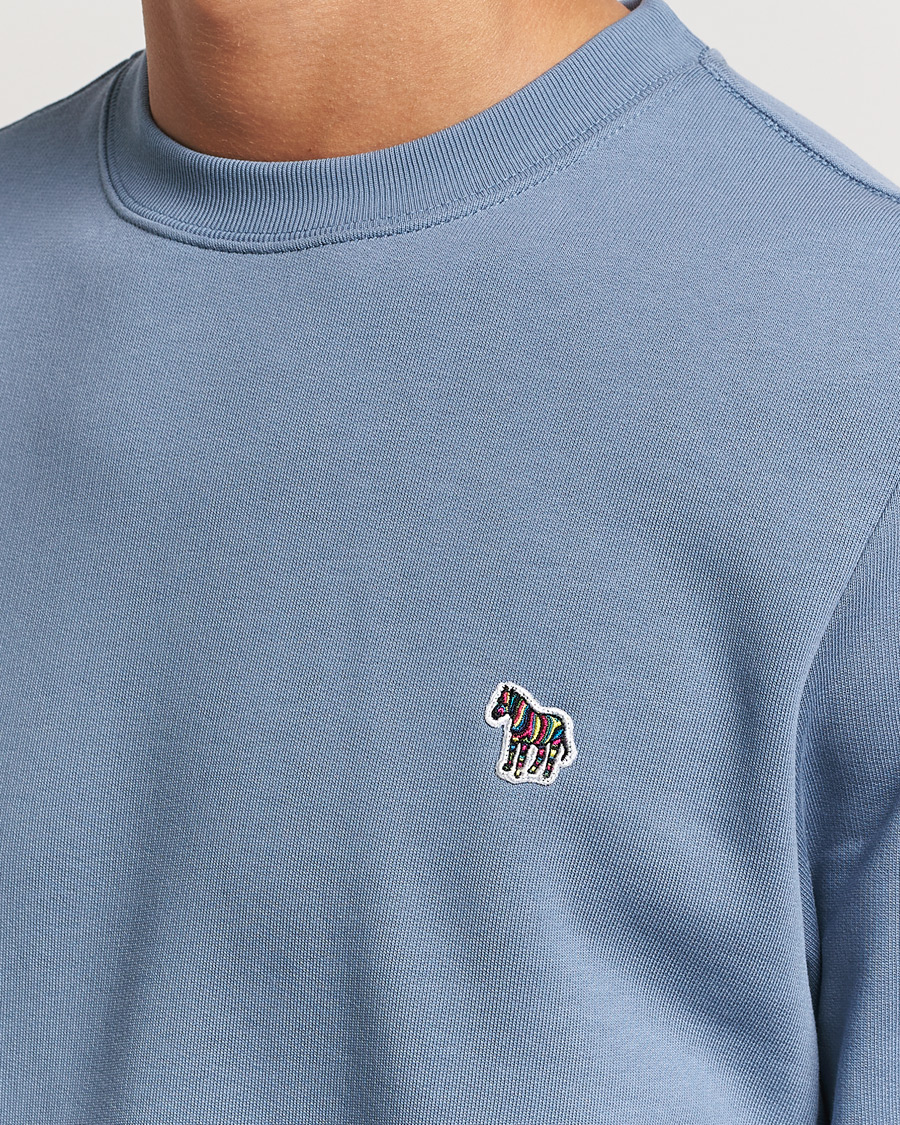 Herre | Gensere | PS Paul Smith | Zebra Organic Cotton Sweatshirt Blue