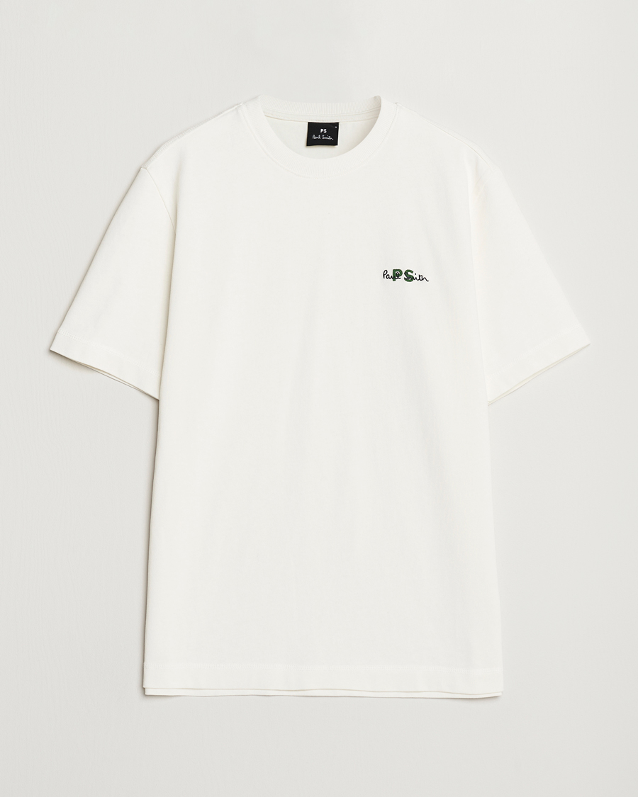 Herre | T-Shirts | PS Paul Smith | PS Crew Neck T-Shirt White