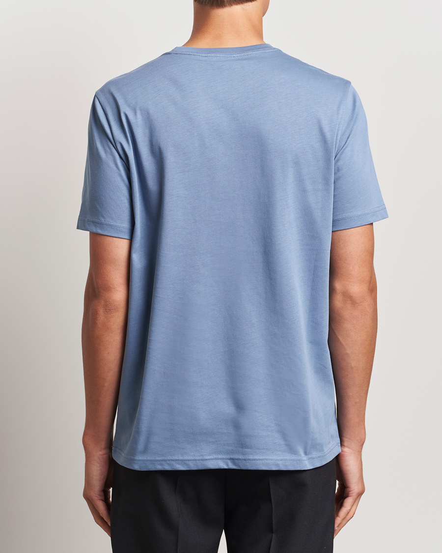 Herre | T-Shirts | PS Paul Smith | Organic Cotton Zebra T-Shirt Blue