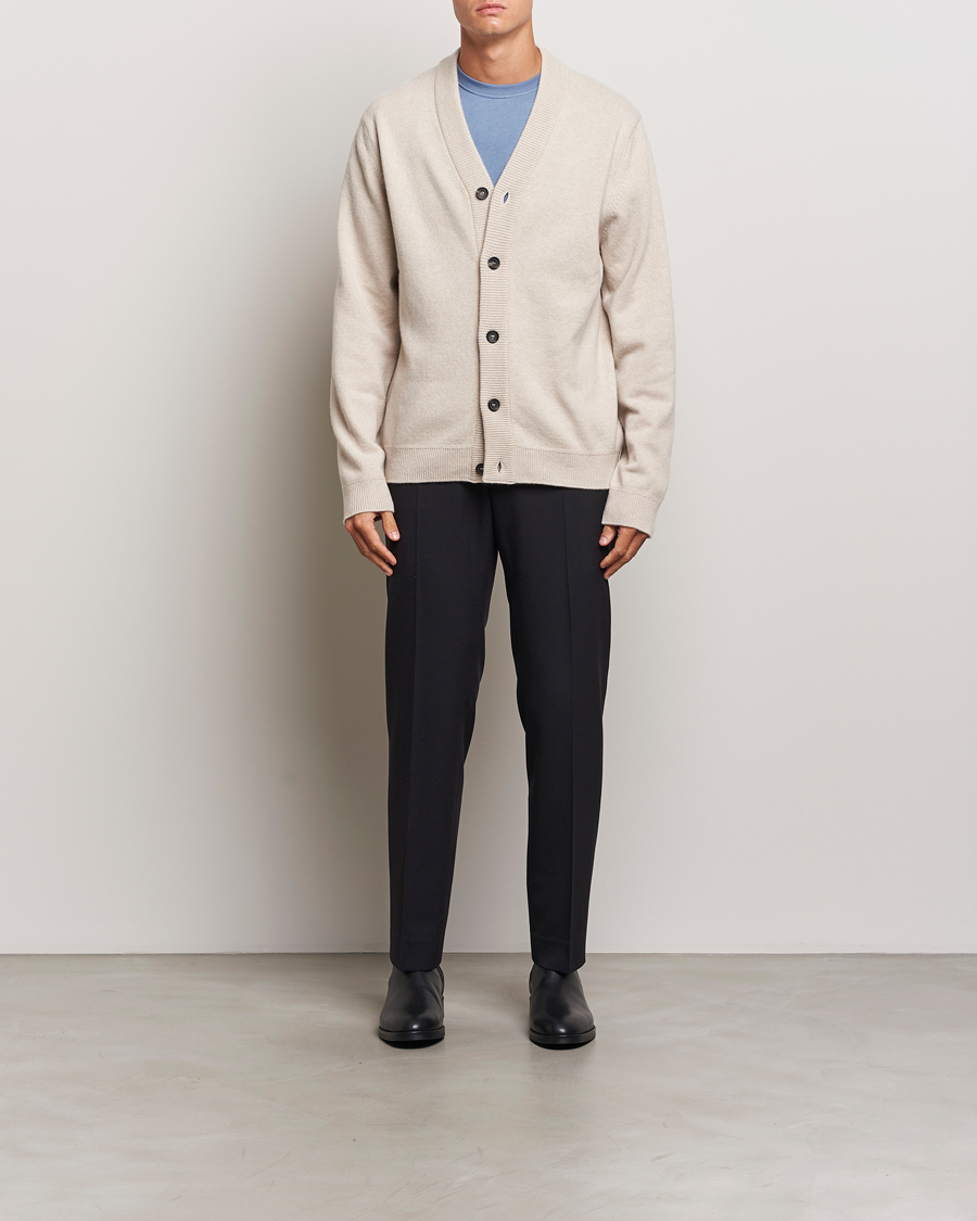 Herre | Gensere | PS Paul Smith | Merino Wool Cardigan Off White