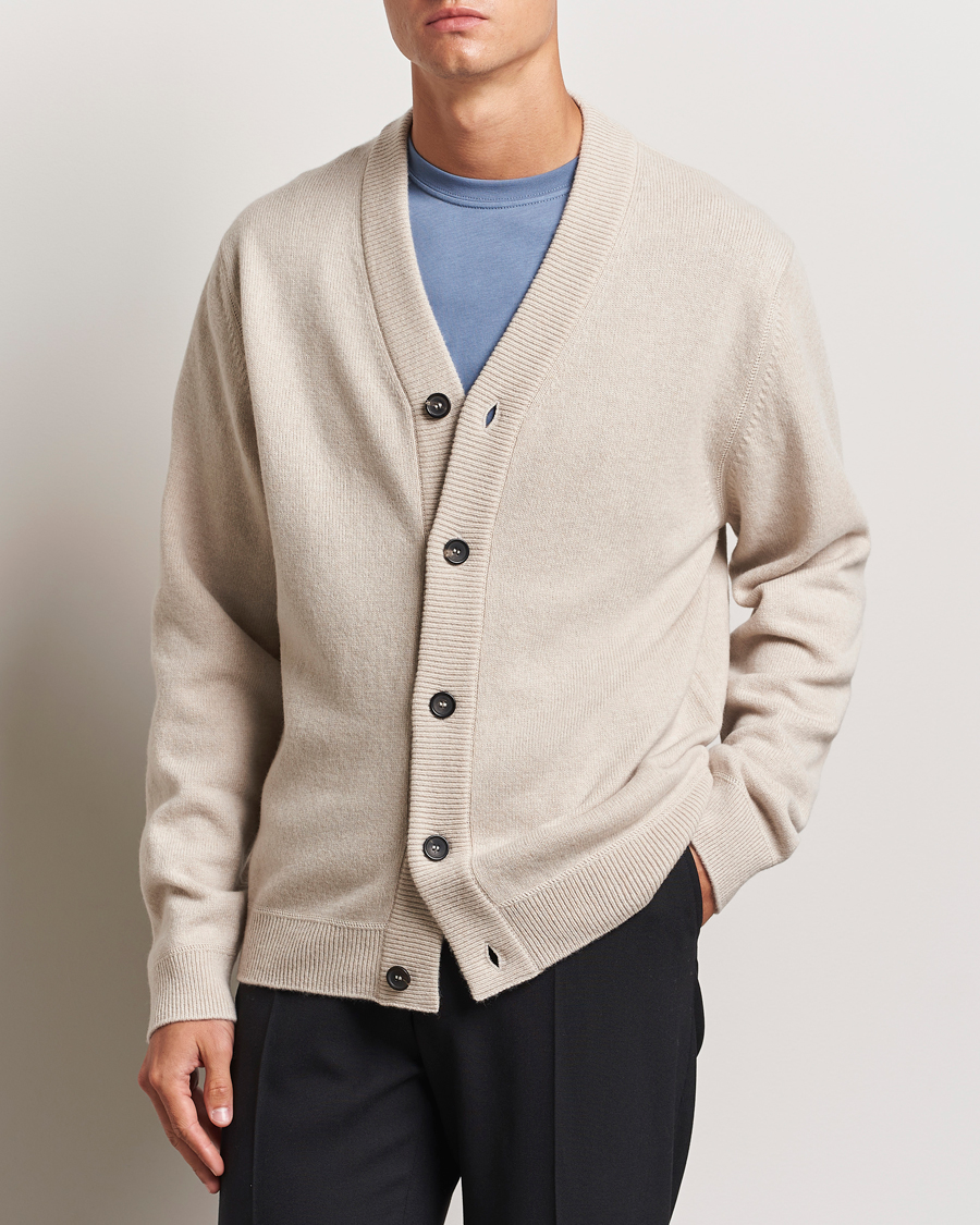 Herre | Gensere | PS Paul Smith | Merino Wool Cardigan Off White