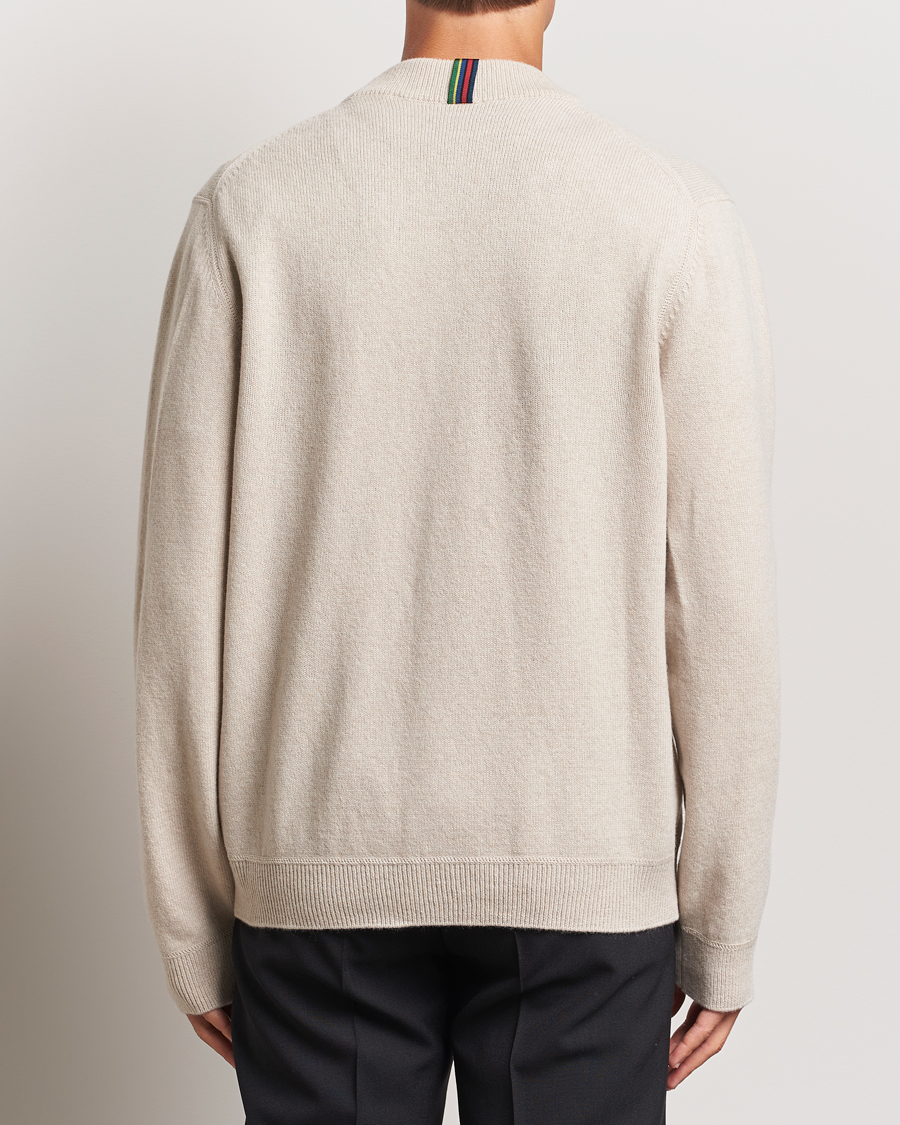 Herre | Gensere | PS Paul Smith | Merino Wool Cardigan Off White