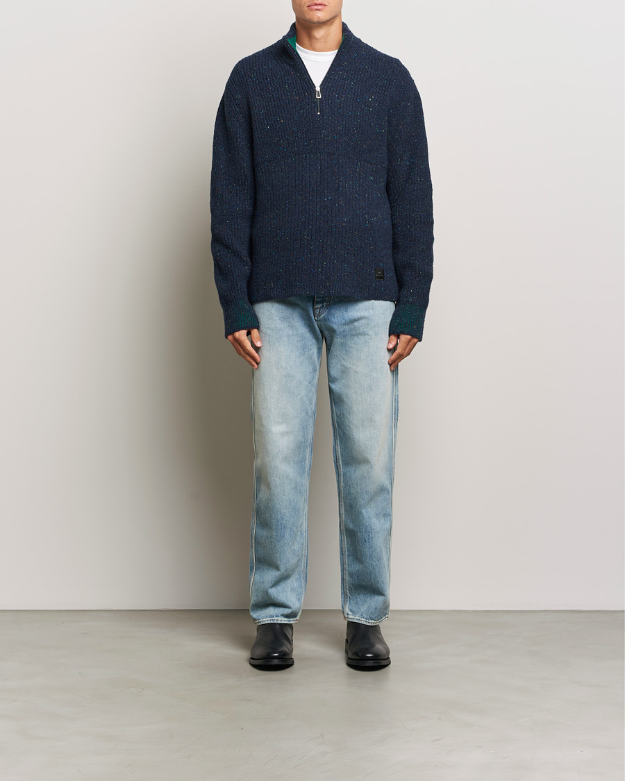 Herre | Gensere | PS Paul Smith | Wool Half Zip Navy