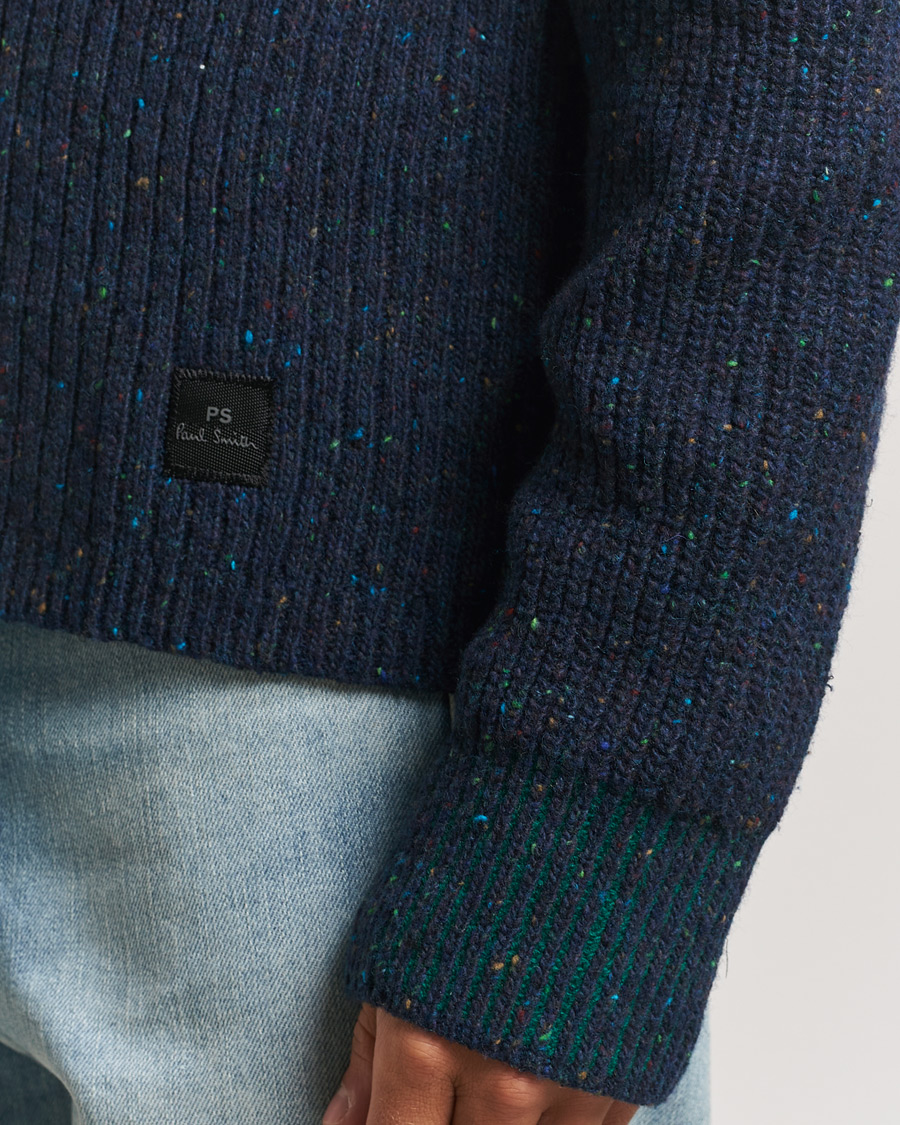 Herre | Gensere | PS Paul Smith | Wool Half Zip Navy