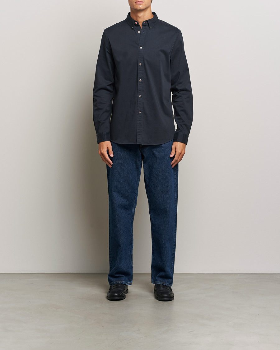 Herre | Skjorter | PS Paul Smith | Regular Fit Cotton Shirt Navy