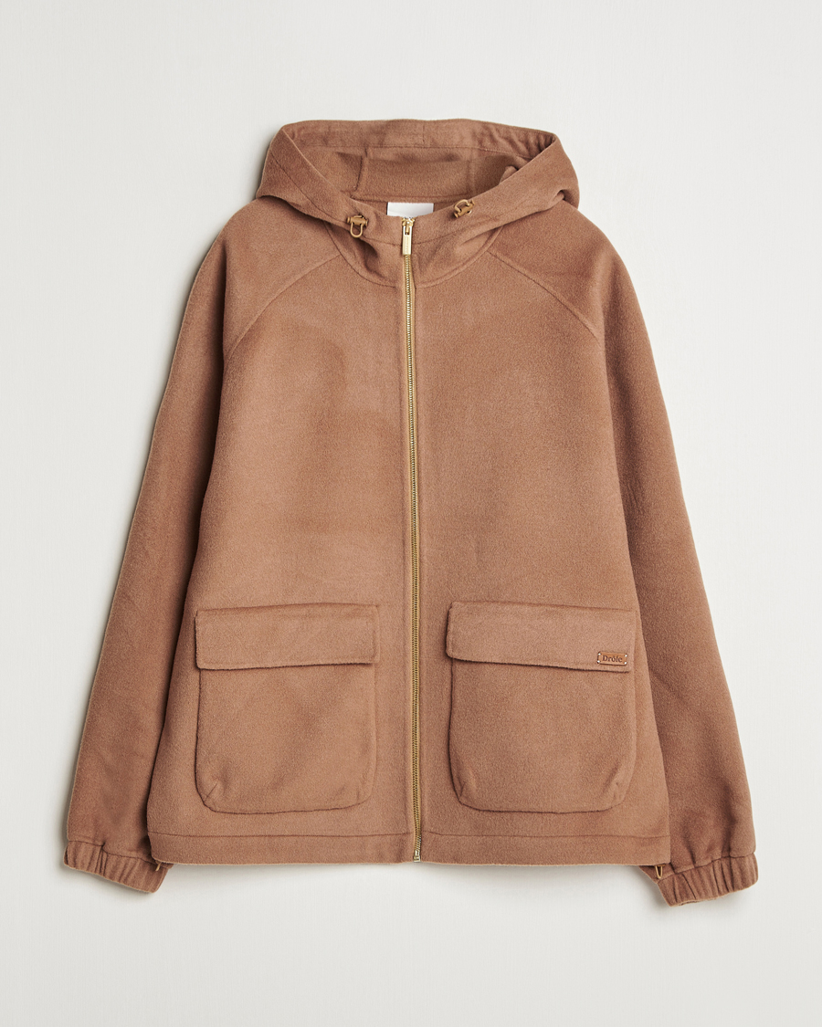 Herre | Jakker | Drôle de Monsieur | La Veste Capuche Wool Camel