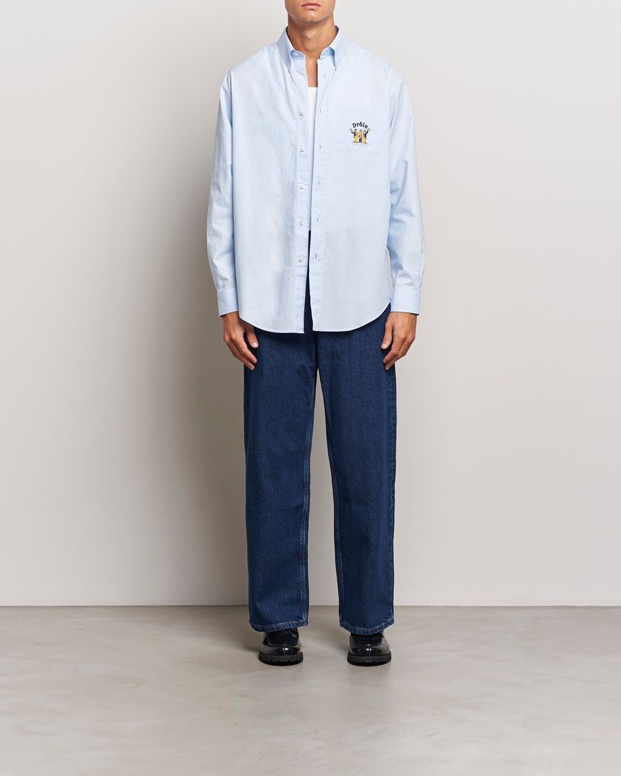 Herre | Skjorter | Drôle de Monsieur | Oxford Shirt Light Blue