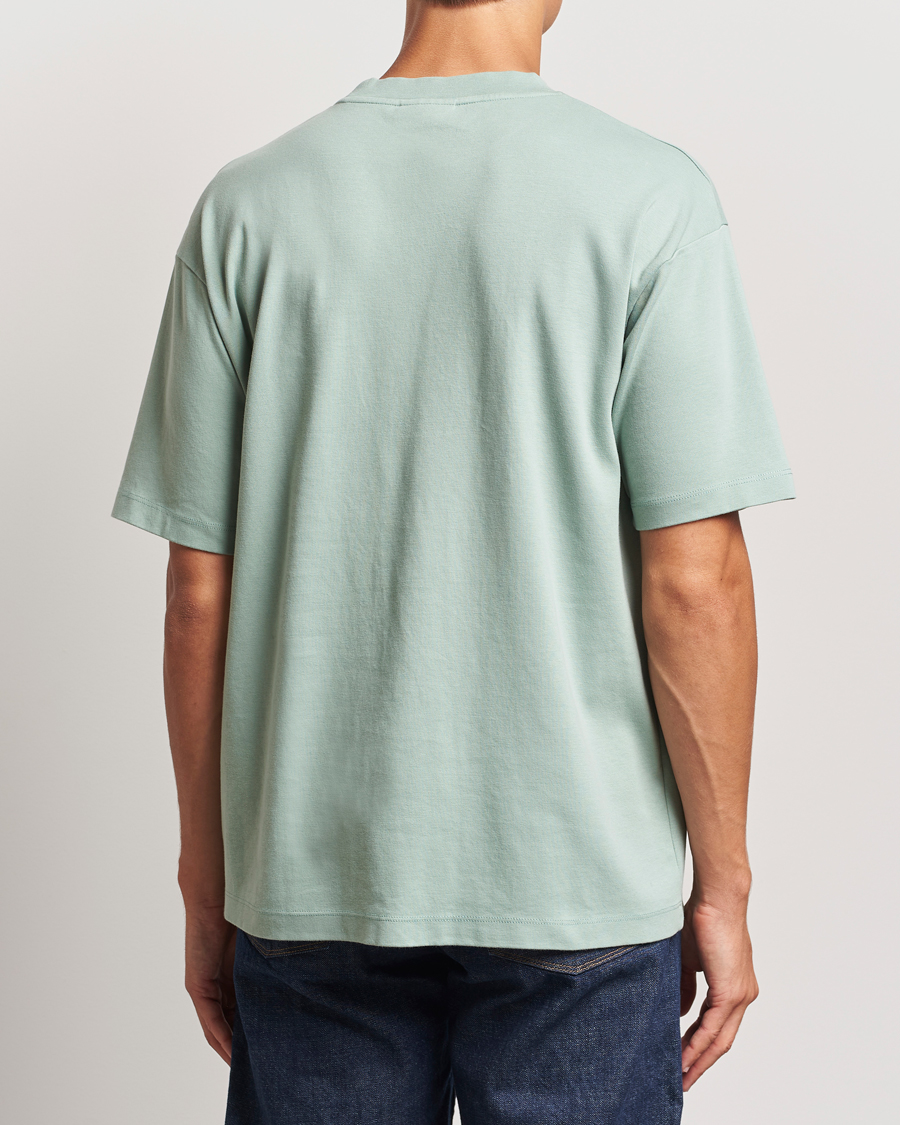 Herre | T-Shirts | Drôle de Monsieur | Classic Slogan T-Shirt Water Green