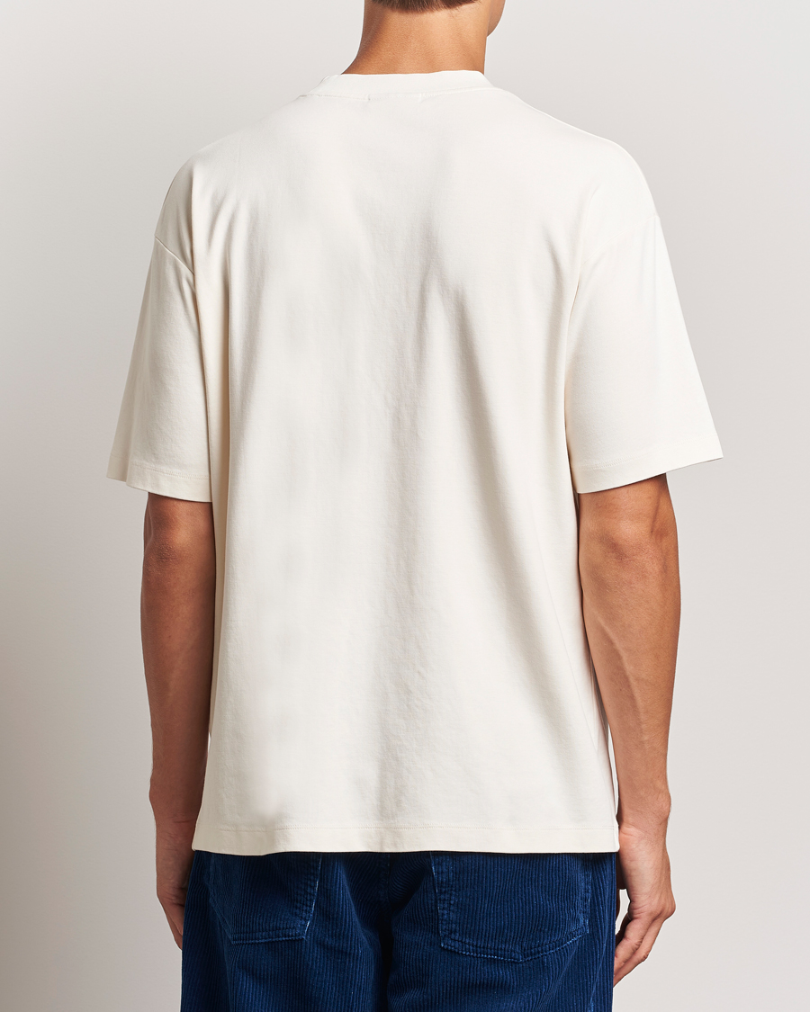 Herre | T-Shirts | Drôle de Monsieur | Balade Printed T-Shirt Cream