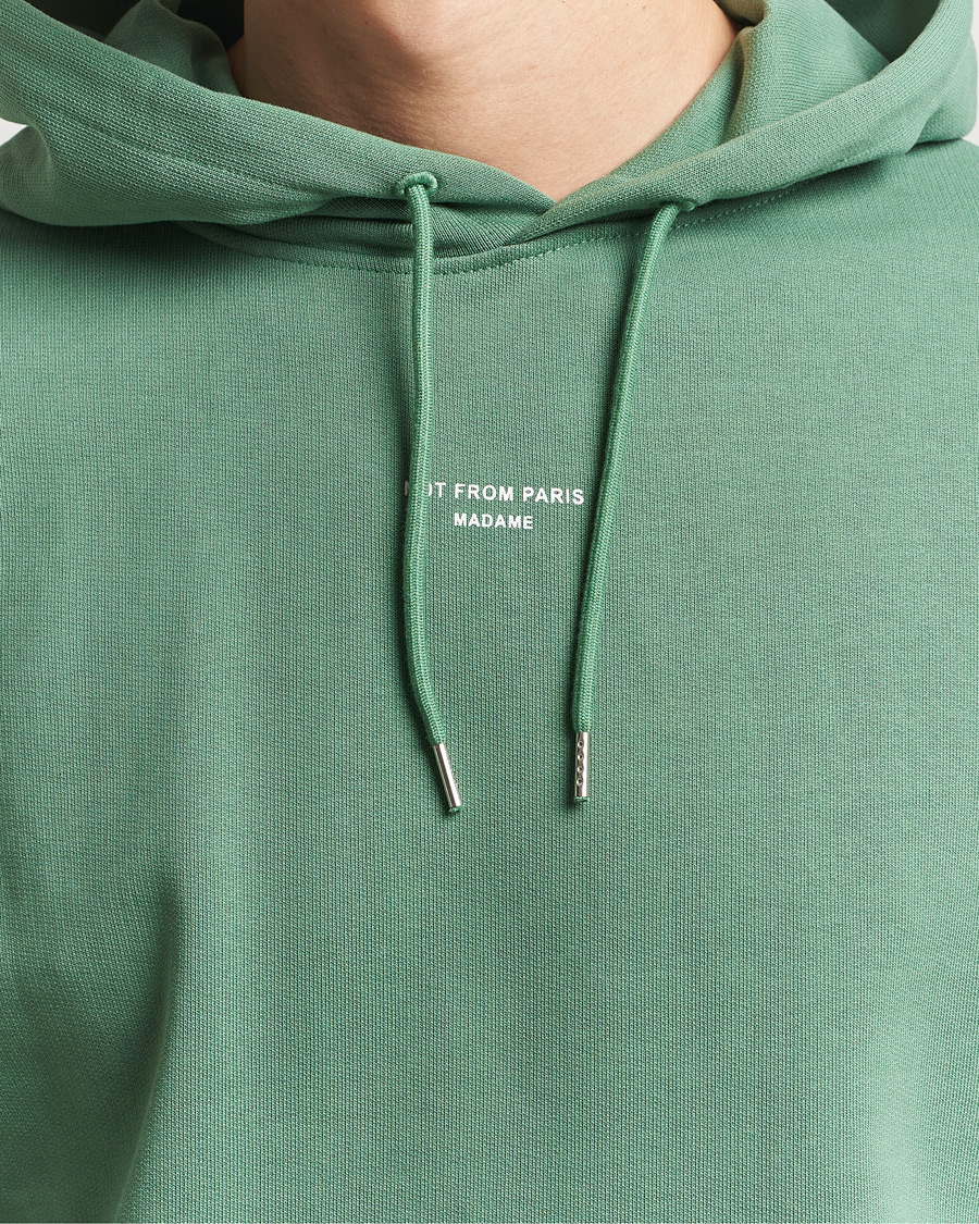 Herre | Gensere | Drôle de Monsieur | Classic Slogan Hoodie Water Green