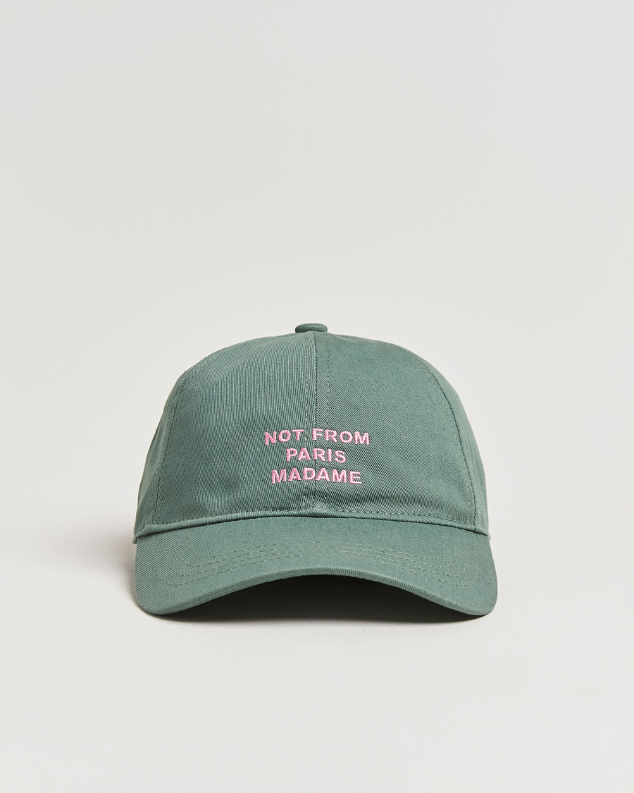Herre | Drôle de Monsieur Slogan Baseball Cap Water Green | Drôle de Monsieur | Slogan Baseball Cap Water Green