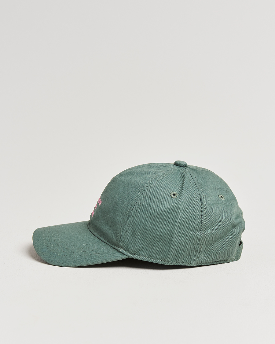 Herre | Drôle de Monsieur Slogan Baseball Cap Water Green | Drôle de Monsieur | Slogan Baseball Cap Water Green