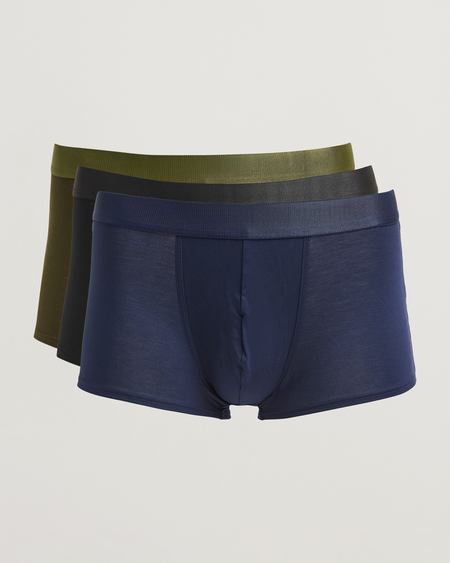 Herre | Undertøy | CDLP | 3-Pack Boxer Trunk Black/Navy/Olive