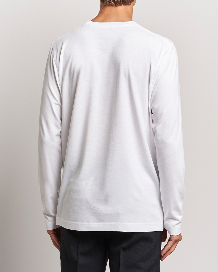 Herre | T-Shirts | CDLP | Midweight Long Sleeve T-Shirt White
