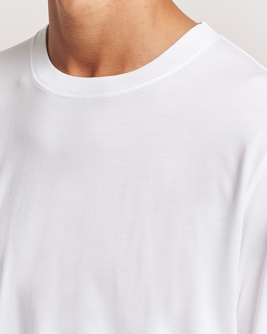 Herre | T-Shirts | CDLP | Midweight Long Sleeve T-Shirt White