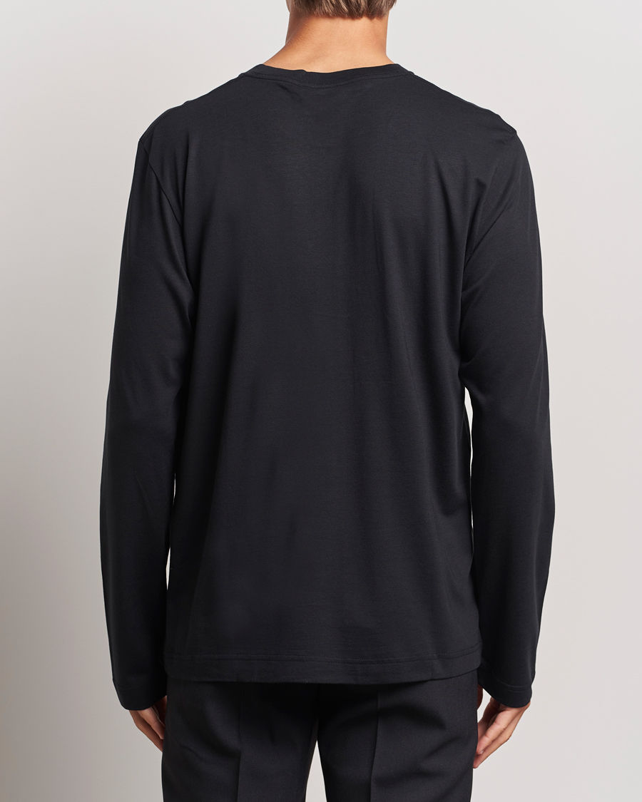 Herre | T-Shirts | CDLP | Midweight Long Sleeve T-Shirt Black