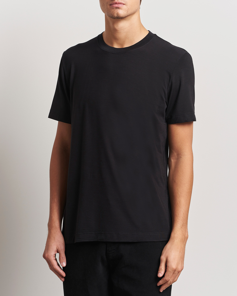 Herre | T-Shirts | CDLP | Wool T-Shirt Black