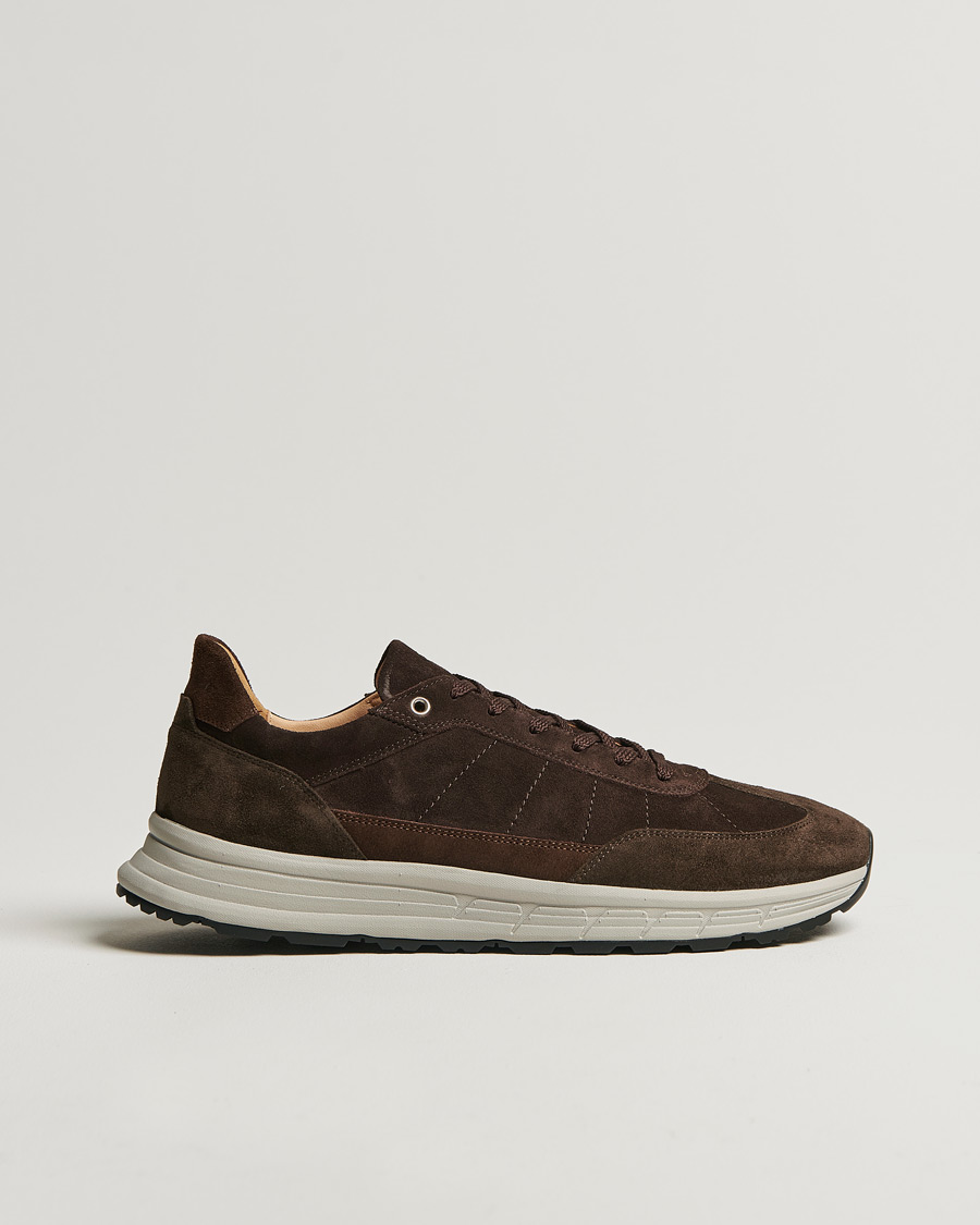 Herre | Sneakers | CQP | Renna Suede Runner Dark Brown