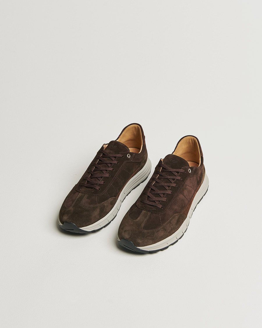 Herre | Sneakers | CQP | Renna Suede Runner Dark Brown