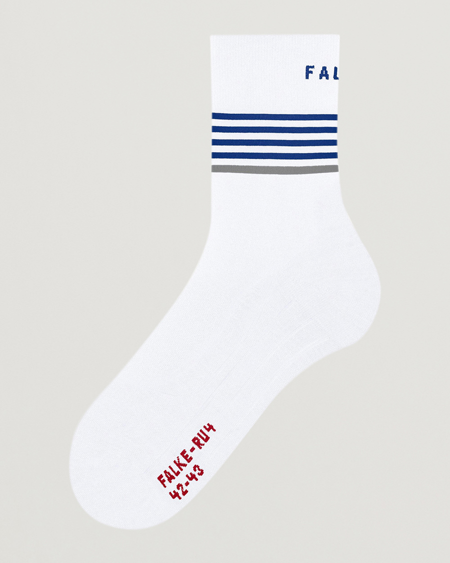 Herre | Undertøy | Falke Sport | RU4 Endurance Reflect Running Socks White