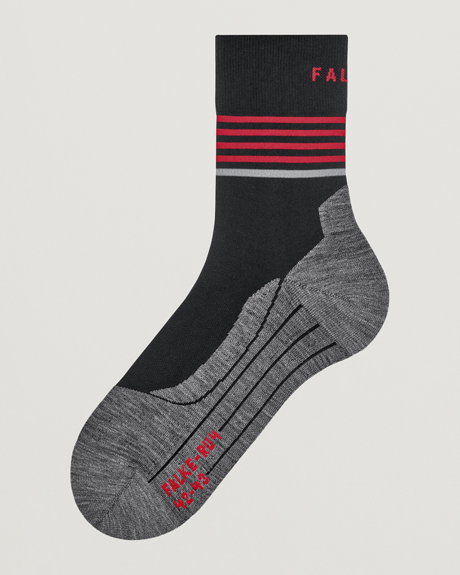 Herre | Undertøy | Falke Sport | RU4 Endurance Reflect Running Socks Black