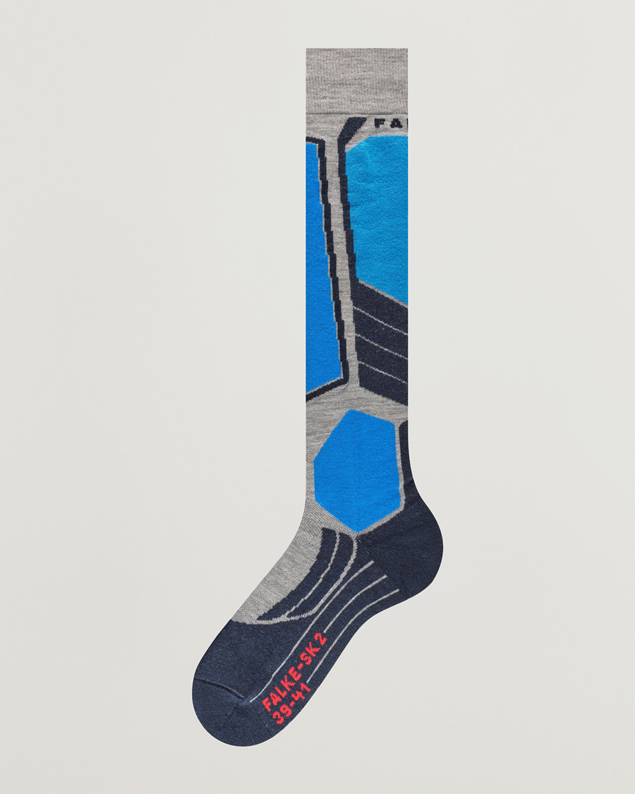 Herre | Undertøy | Falke Sport | SK2 Intermediate Wool Knee High Socks Light Grey