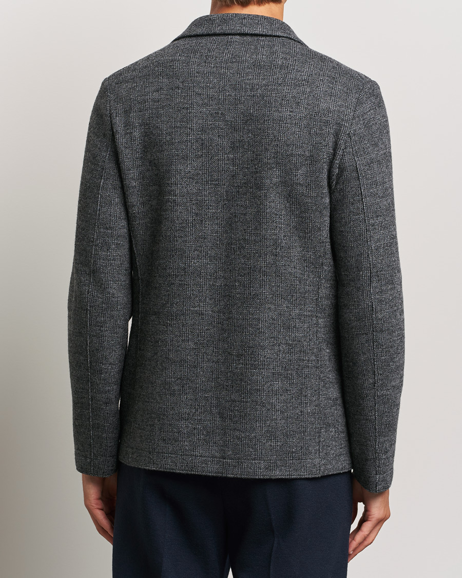 Herre | Dressjakker | Harris Wharf London | Two Button Prince Of Wales Blazer Grey/Black