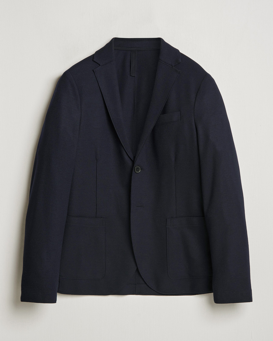 Herre | Dressjakker | Harris Wharf London | Two Button Superfine Merino Blazer Navy