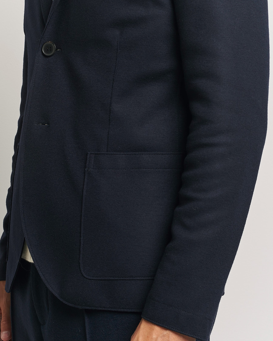 Herre | Dressjakker | Harris Wharf London | Two Button Superfine Merino Blazer Navy