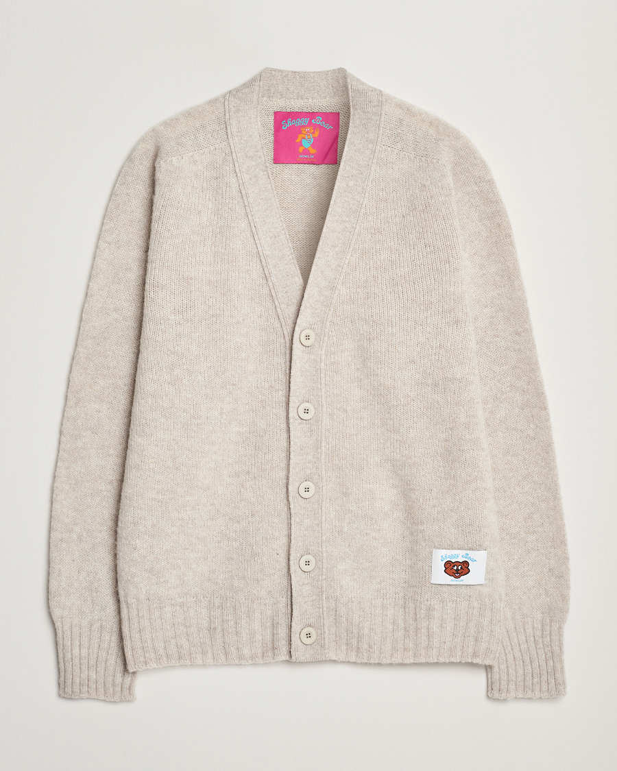 Herre | Gensere | Howlin' | Shaggy Bear Cardigan Cosmic Latte