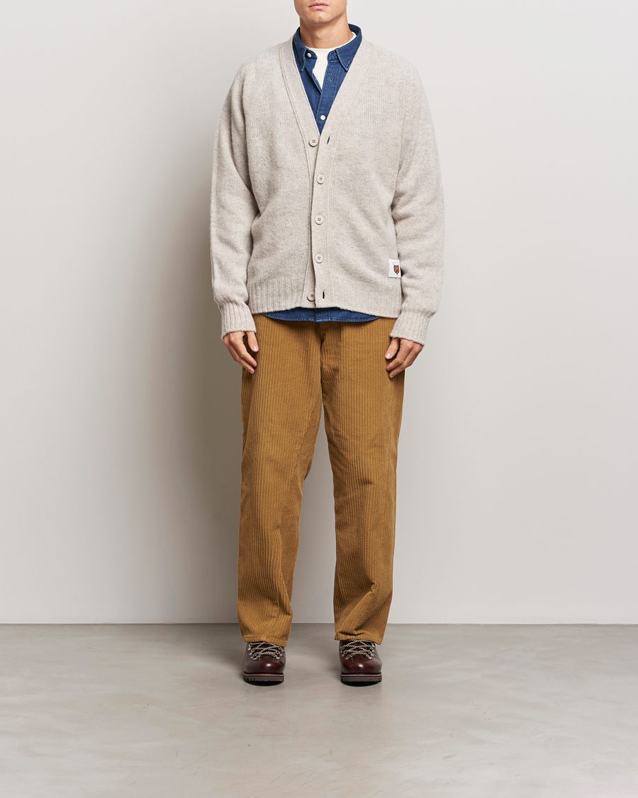 Herre | Gensere | Howlin' | Shaggy Bear Cardigan Cosmic Latte