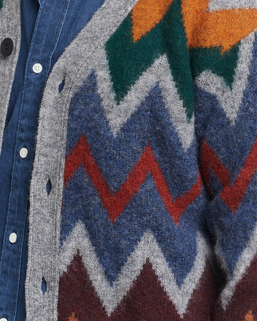 Herre | Gensere | Howlin' | Brushed Wool Cardigan Med Grey