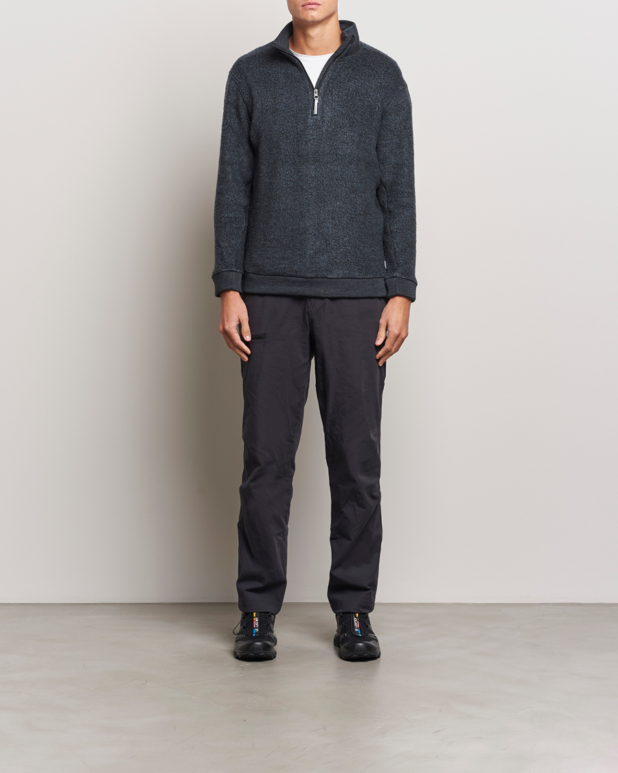 Herre | Gensere | Houdini | Alto Wool/Tencel Half Zip True Black