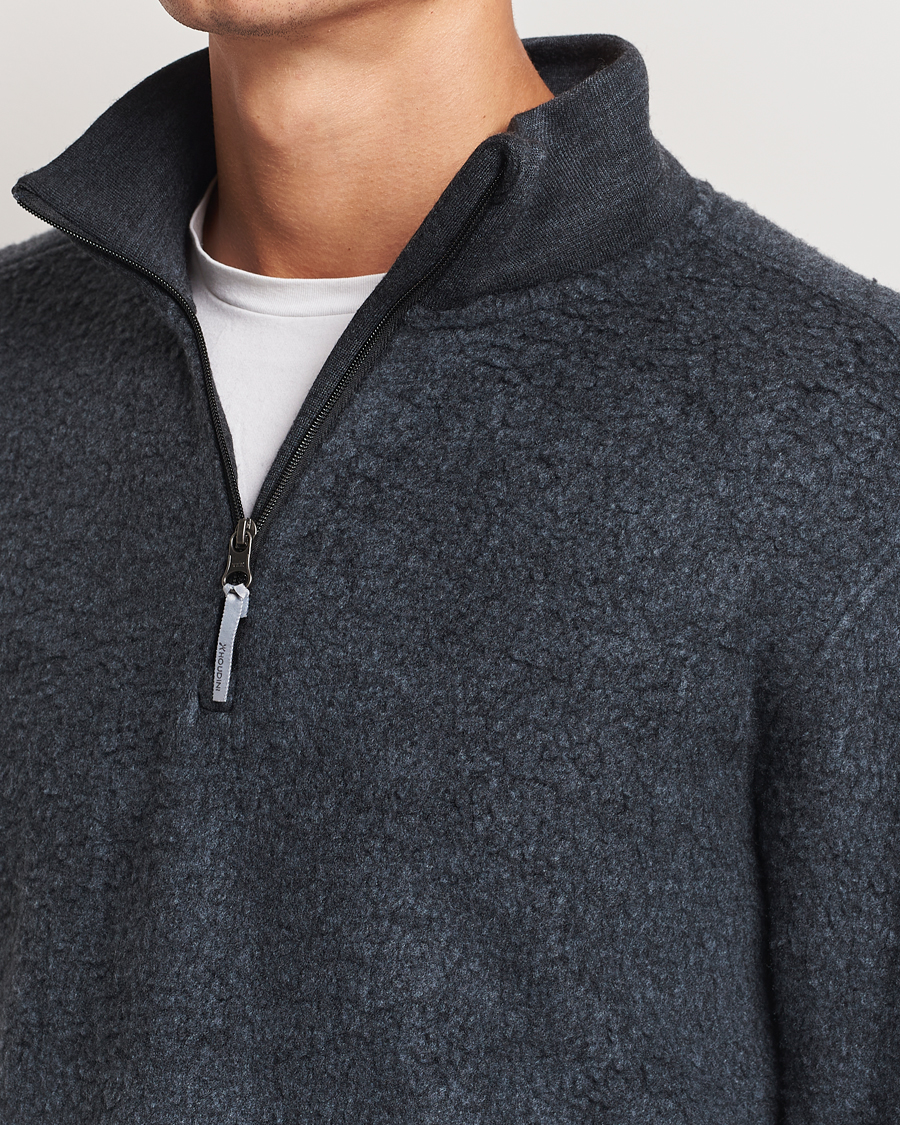 Herre | Gensere | Houdini | Alto Wool/Tencel Half Zip True Black