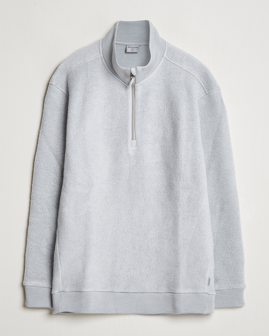 Herre | Gensere | Houdini | Alto Wool/Tencel Half Zip Cloudy Grey
