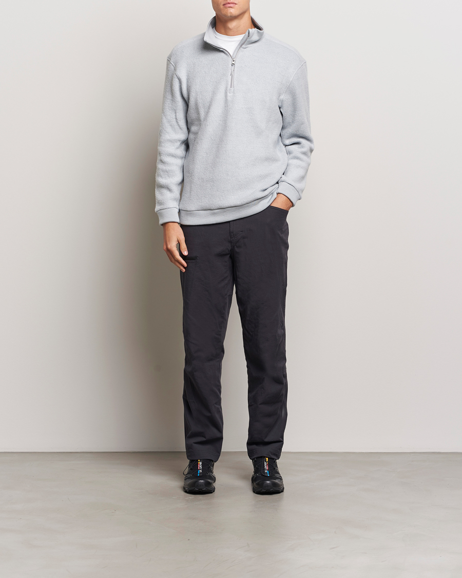 Herre | Gensere | Houdini | Alto Wool/Tencel Half Zip Cloudy Grey