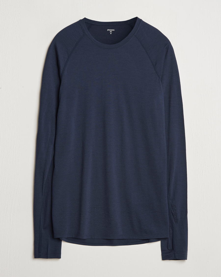 Herre | Gensere | Houdini | Desoli Merino Light Crew Blue Illusion