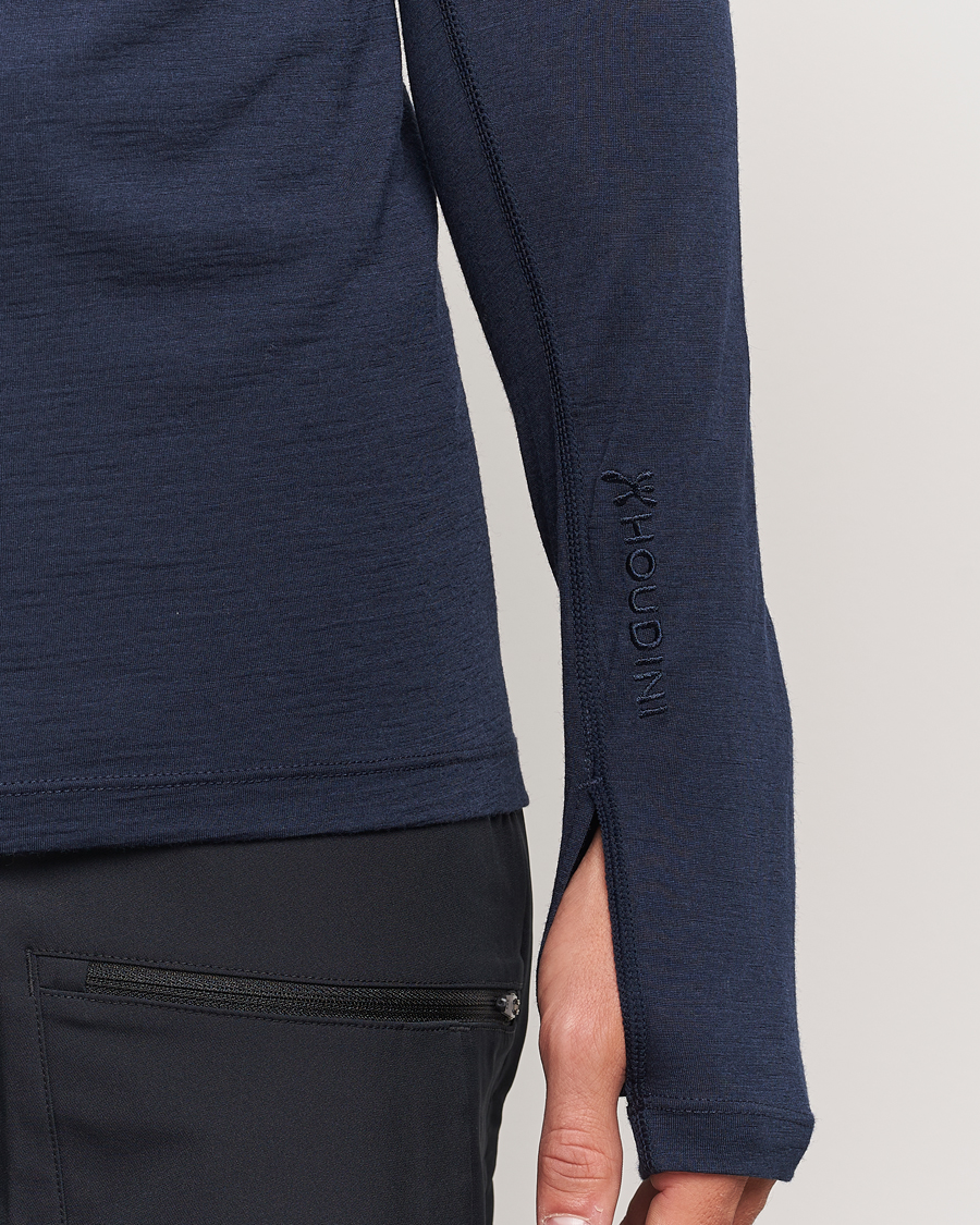 Herre | Gensere | Houdini | Desoli Merino Light Crew Blue Illusion