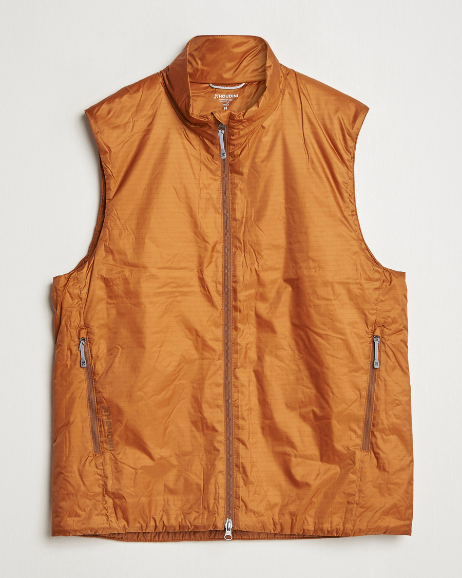 Herre | Jakker | Houdini | Dunfri Primaloft Padded Vest Rust Brown