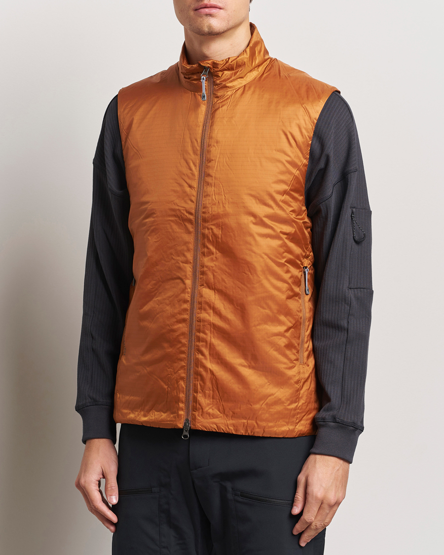 Herre | Jakker | Houdini | Dunfri Primaloft Padded Vest Rust Brown