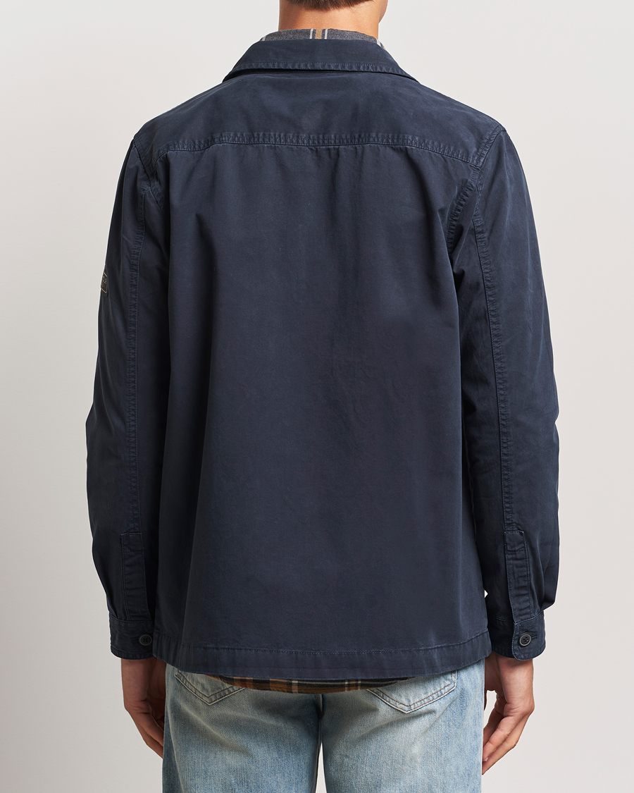 Herre | Skjorter | Barbour International | Arlo Cotton Overshirt Navy
