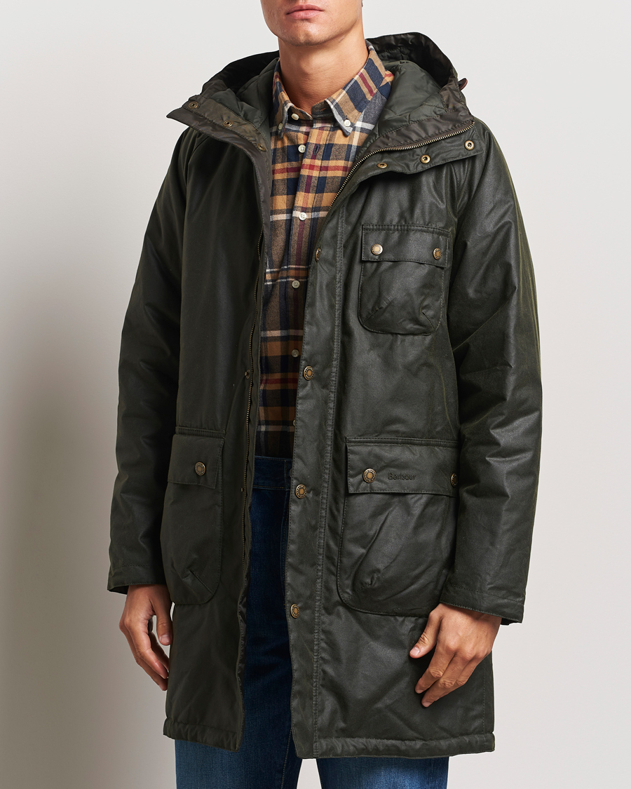 Herre | Jakker | Barbour Lifestyle | Winter Wax Parka Fern