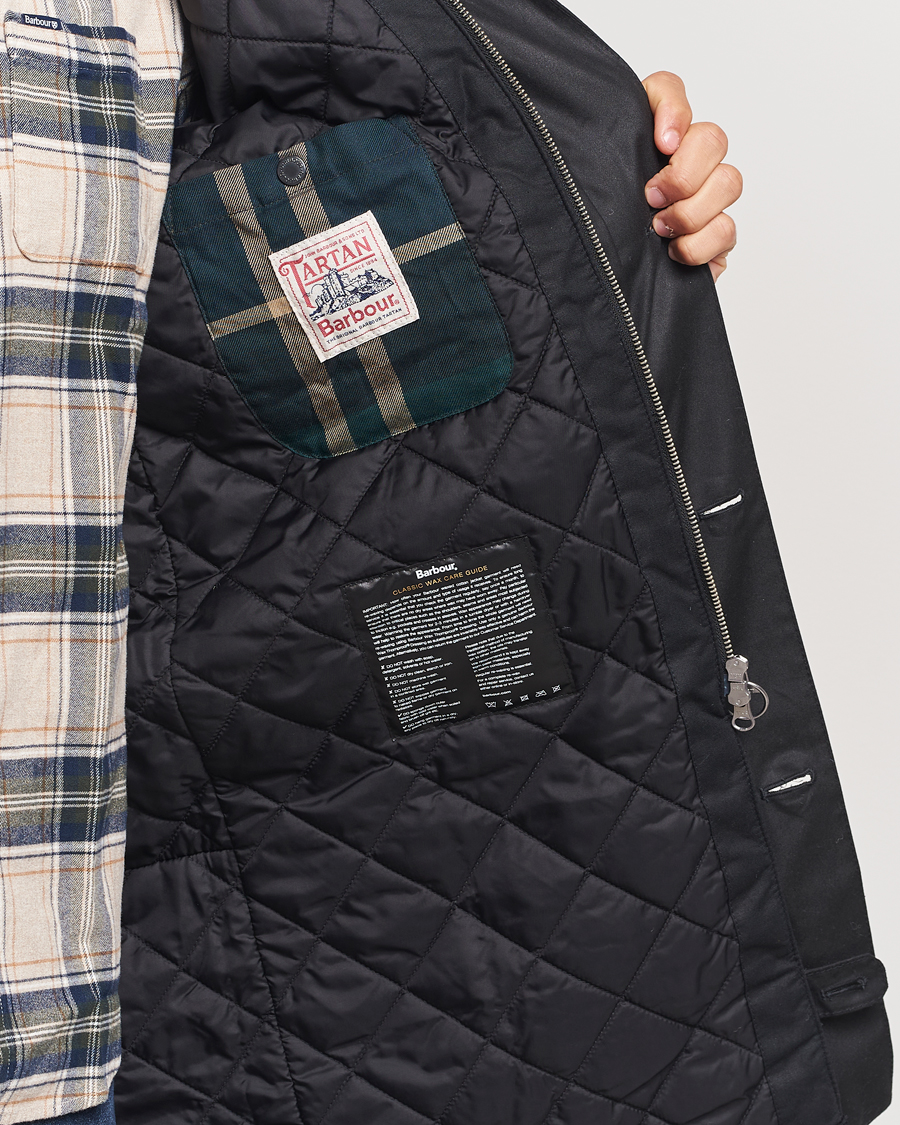 Herre | Jakker | Barbour Lifestyle | Waxed Mac Black