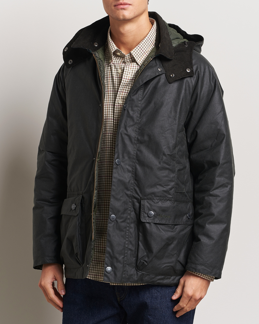Herre | Jakker | Barbour Lifestyle | Modern Beaufort Padded Wax Jacket Sage