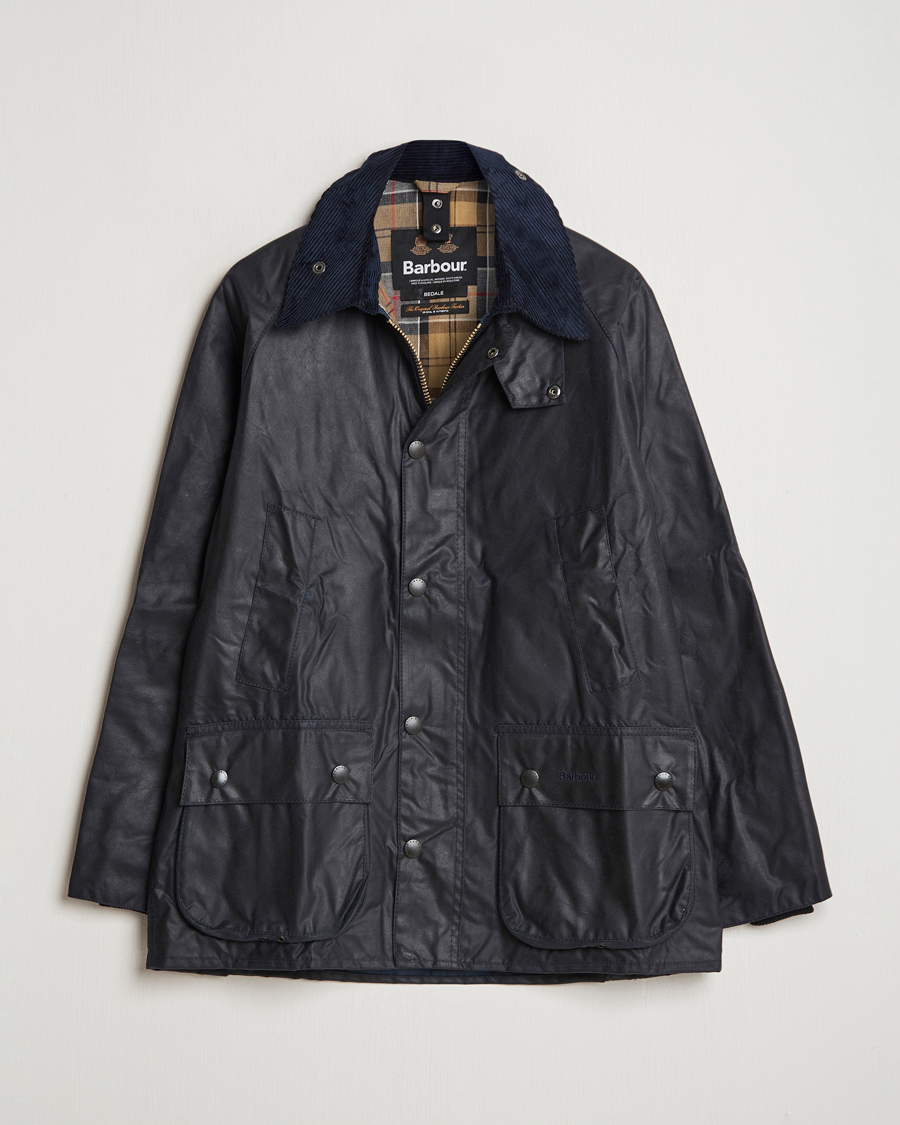 Herre | Jakker | Barbour Lifestyle | Bedale Wax Jacket Navy
