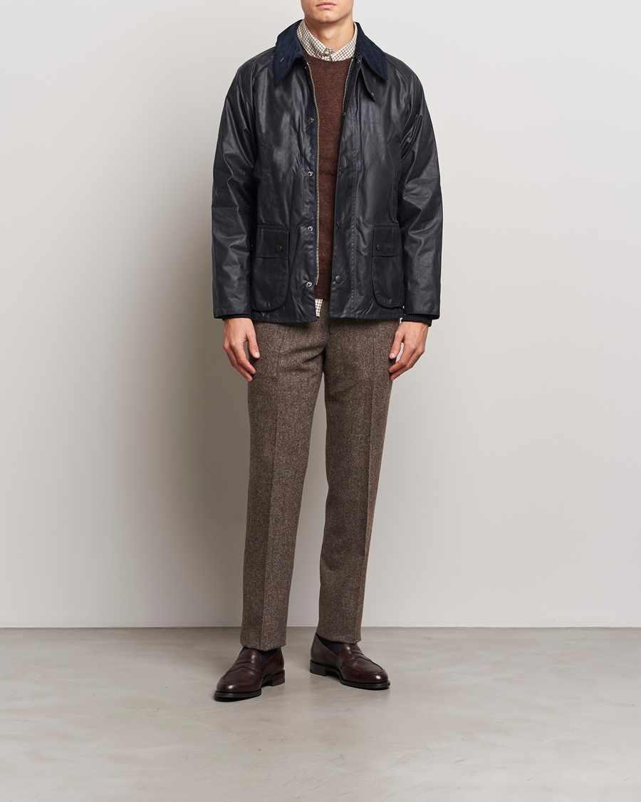 Herre | Jakker | Barbour Lifestyle | Bedale Wax Jacket Navy