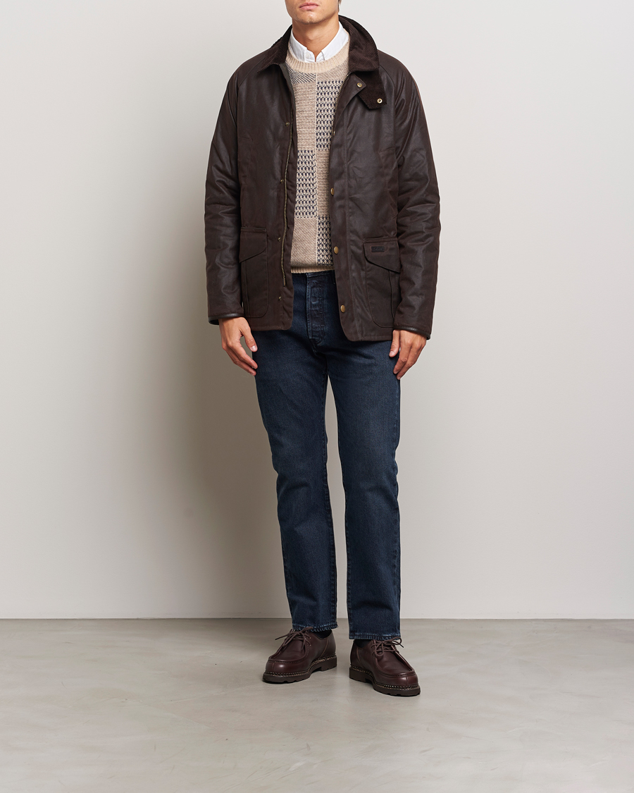 Herre | Jakker | Barbour Lifestyle | Stratford Tattersall Wax Jacket Rustic